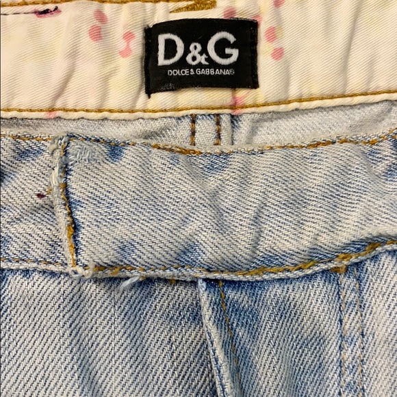 Dolce & Gabbana Light Wash Boot Cut Jeans - Picture 5 of 7